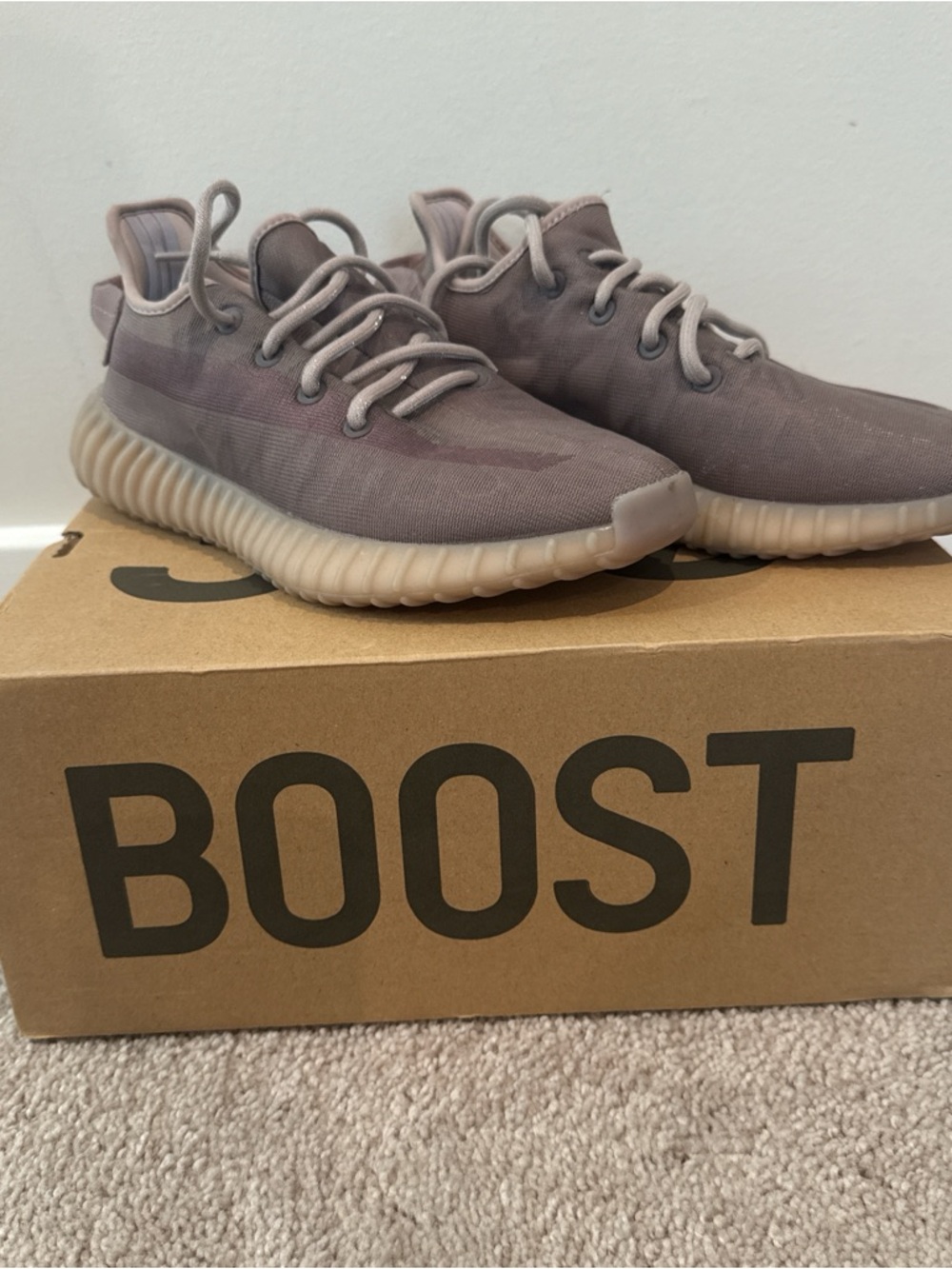 Yeezy Boost 350 V2 Taupe Knit with Gum Sole